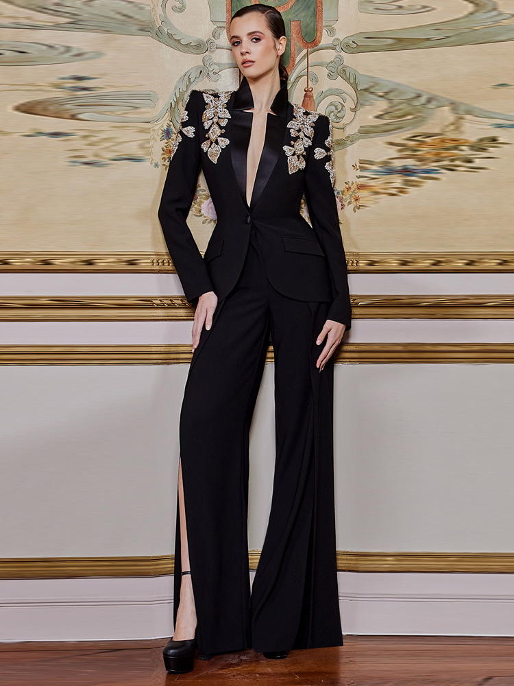 Women'S Formal Wear Pants - أحدث طقم بدلة نسائية من تصميم