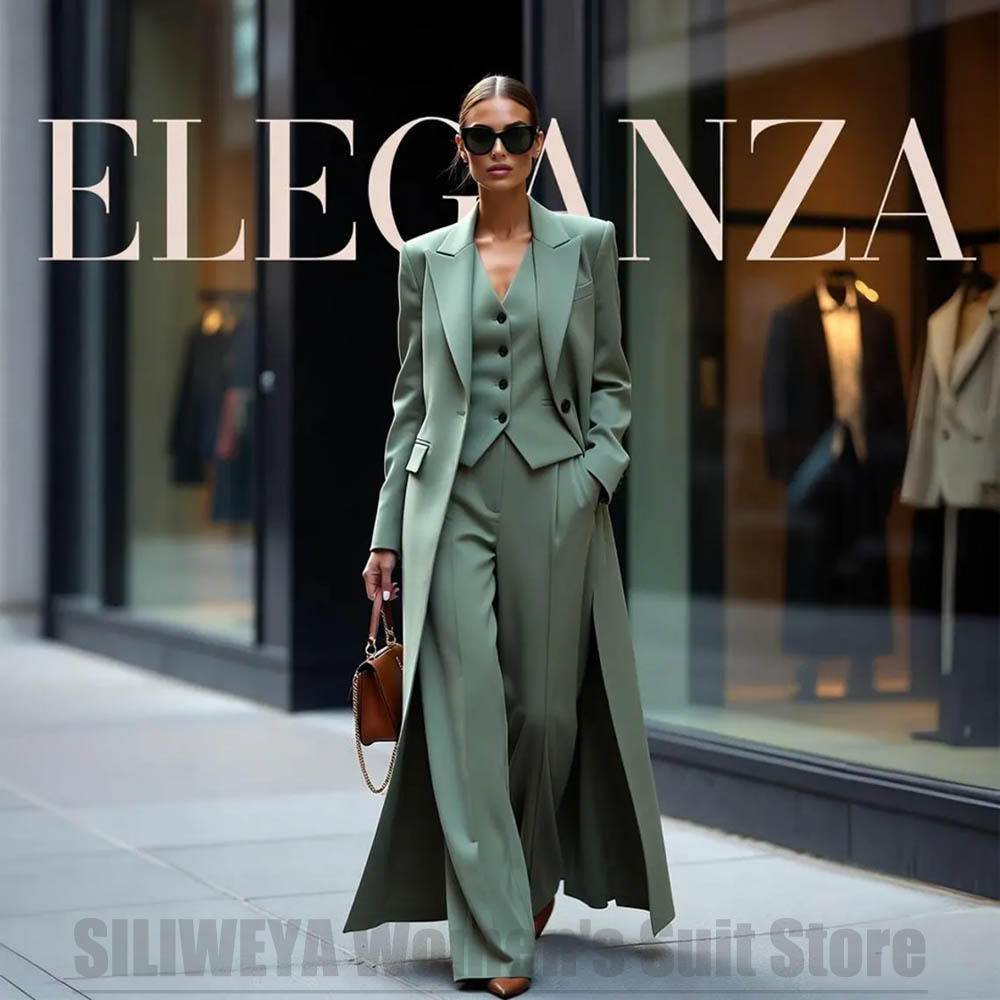Women'S Office Formal Wear For Ladies - طقم بدلة نسائية أنيق من ثلاث