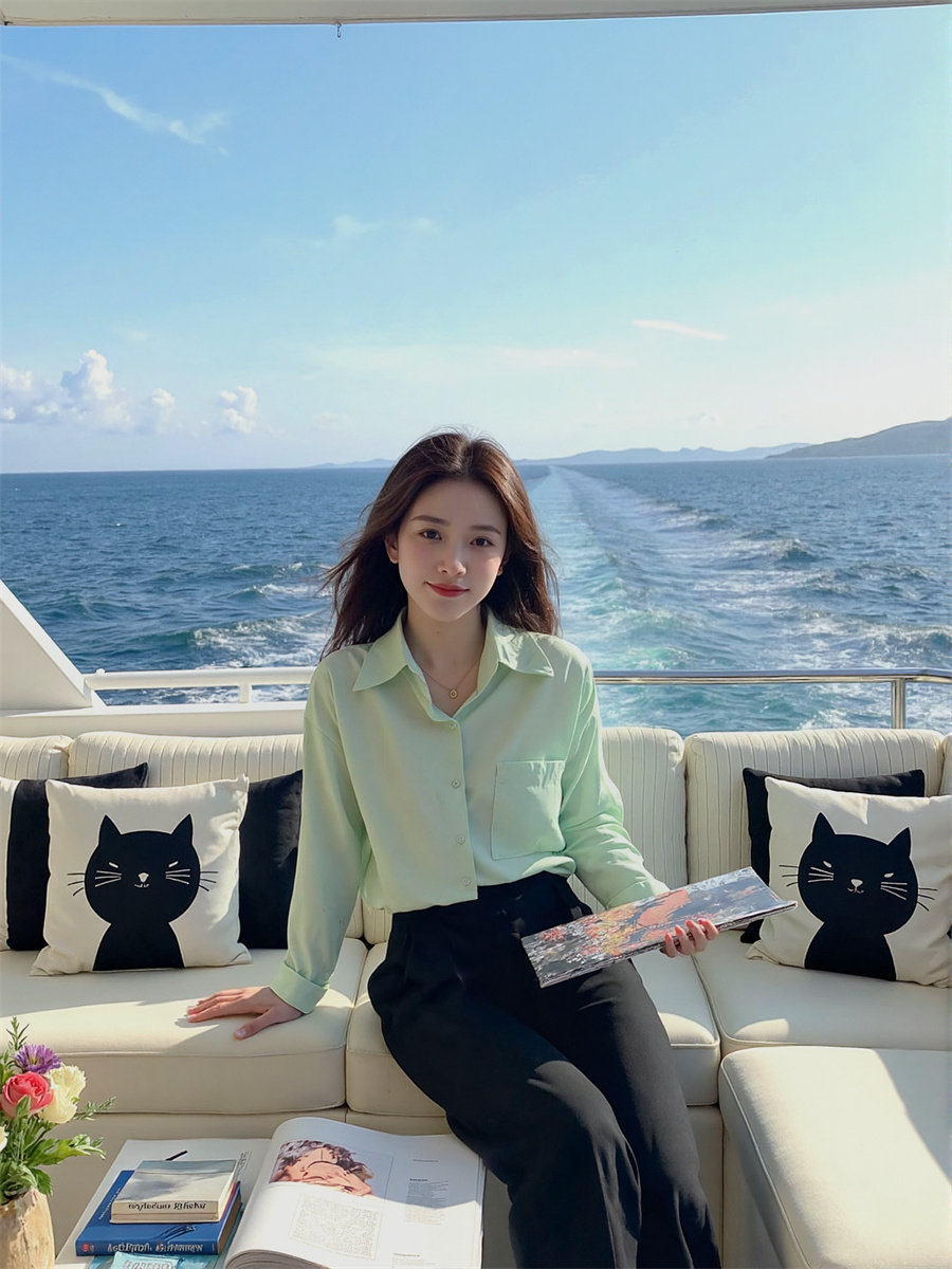Women Formal Wear White Shirt - ملابس الصيف النسائية قمصان بيضاء وزرقاء