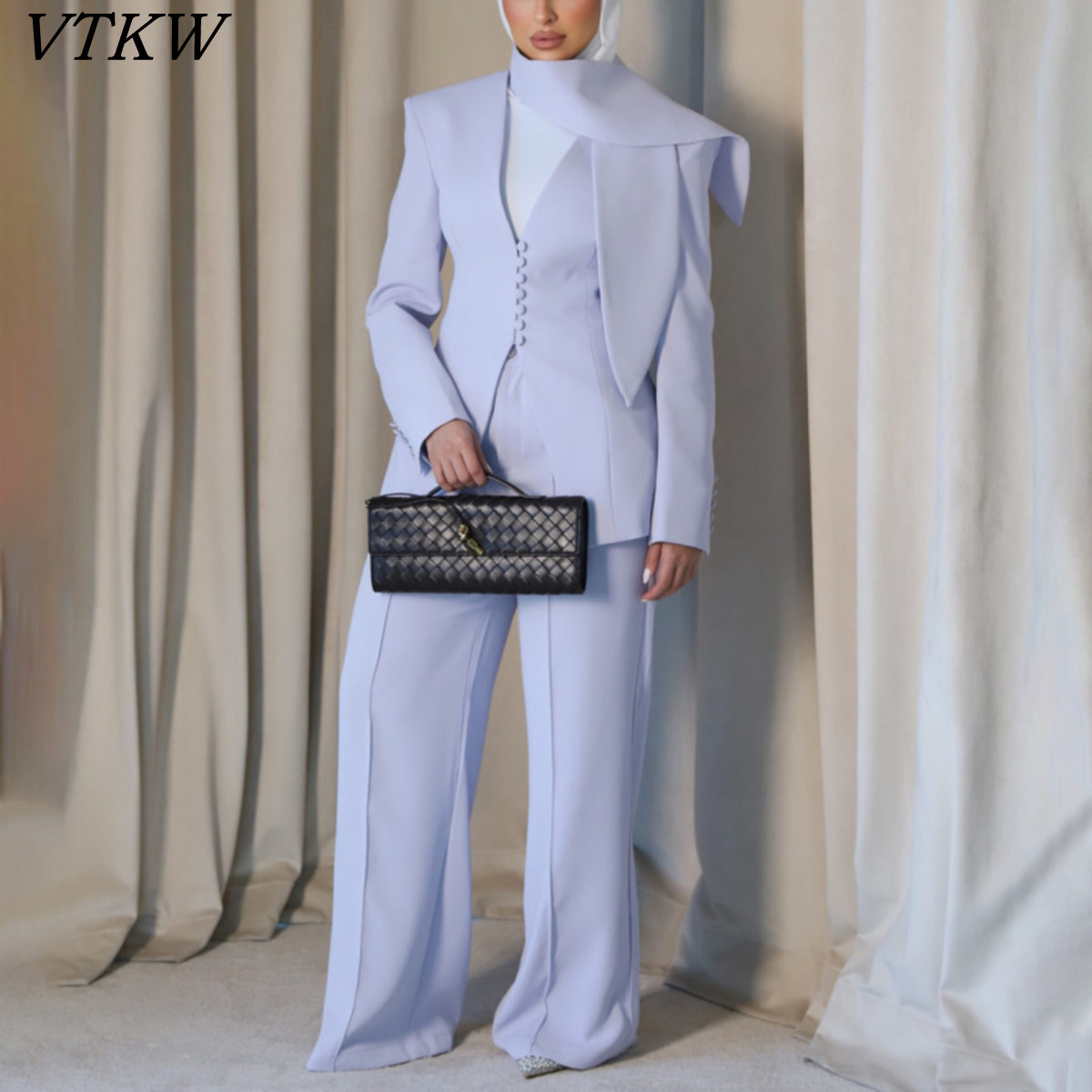 Women'S Formal Wear Pants - طقم نسائي جديد من VTKW لعام