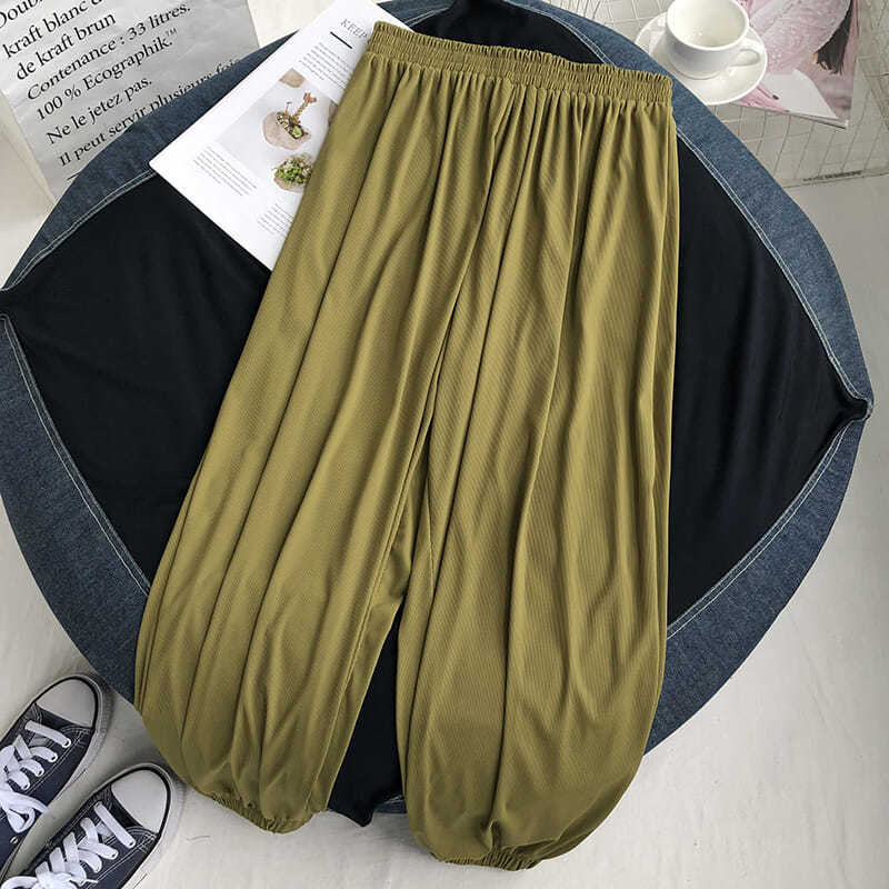 Women'S Formal Wear Pants - حجم كبير 6XL 150 كجم الصيف