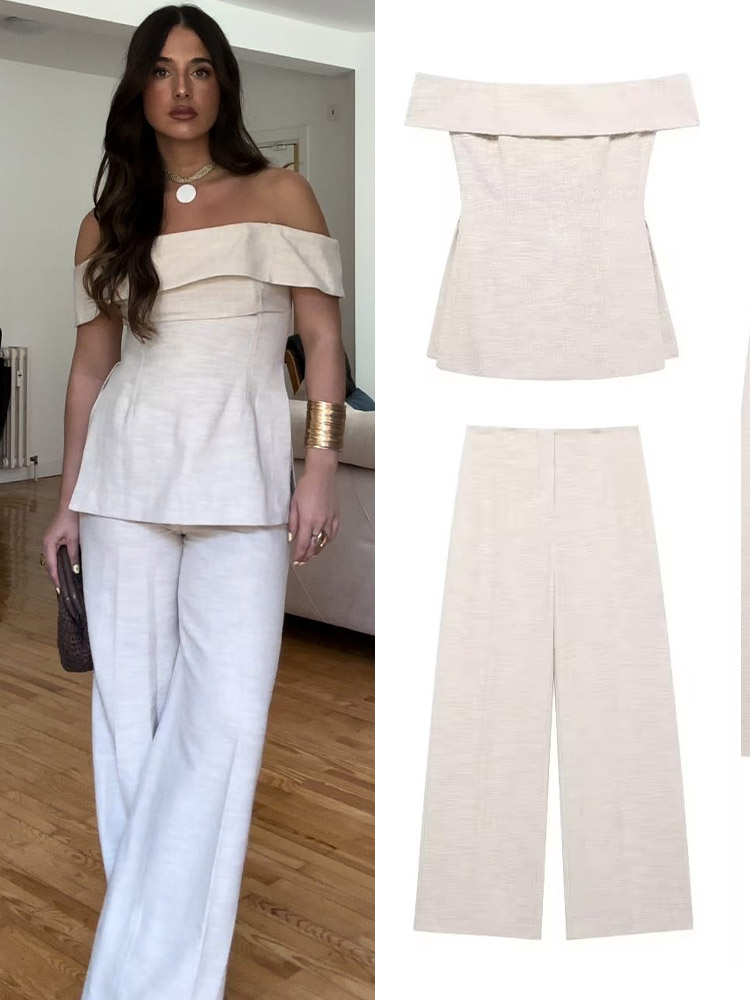 Women'S Formal Wear Pants - HH المرأة عالية الخصر زمم بنطلون