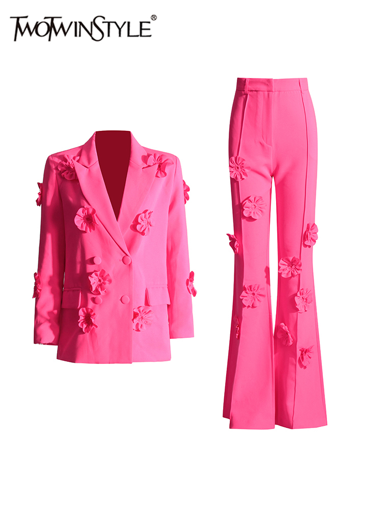 Women'S Formal Wear Pants - سترة نسائية من Twotwinstyle وبنطال مضيء