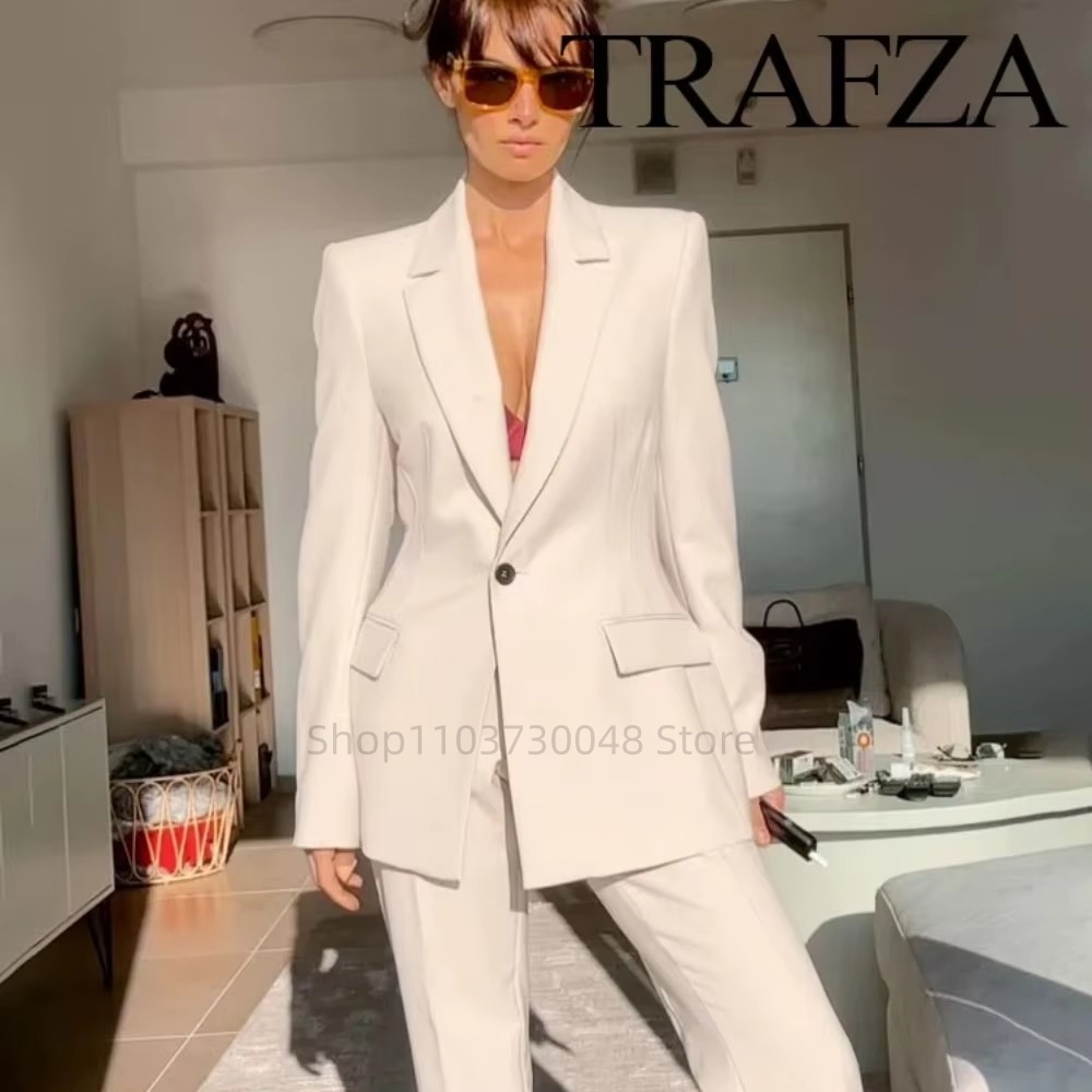 Women'S Formal Wear Pants - بدلة رسمية أنيقة للسيدات في المكتب،