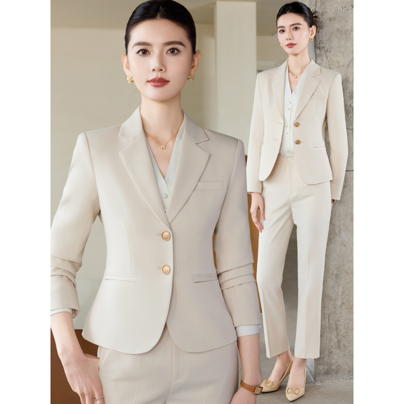 بدلة بيضاء مشمش للنساء، مقابلة - مراجعة Women Formal Wear White Shirt وسعره