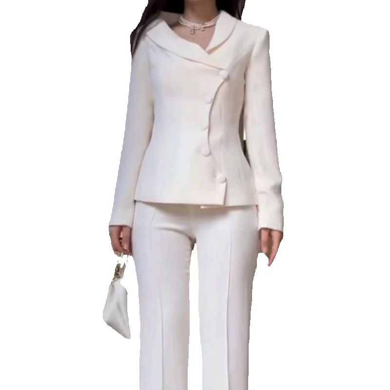 الأبيض النساء الدعاوى مجموعة 2 - مراجعة Women'S Formal Wear For A Wedding وسعره