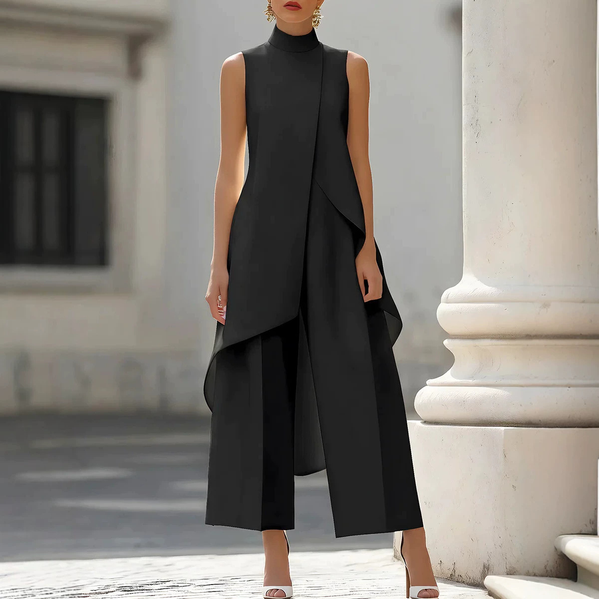 طقم نسائي أنيق مكون من سترة طو - مراجعة Women'S Formal Wear Pants وسعره