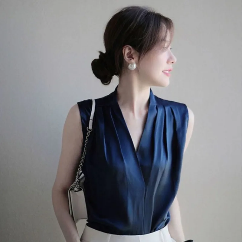 قمصان وبلوزات نسائية برقبة على - مراجعة Women Formal Wear White Shirt وسعره