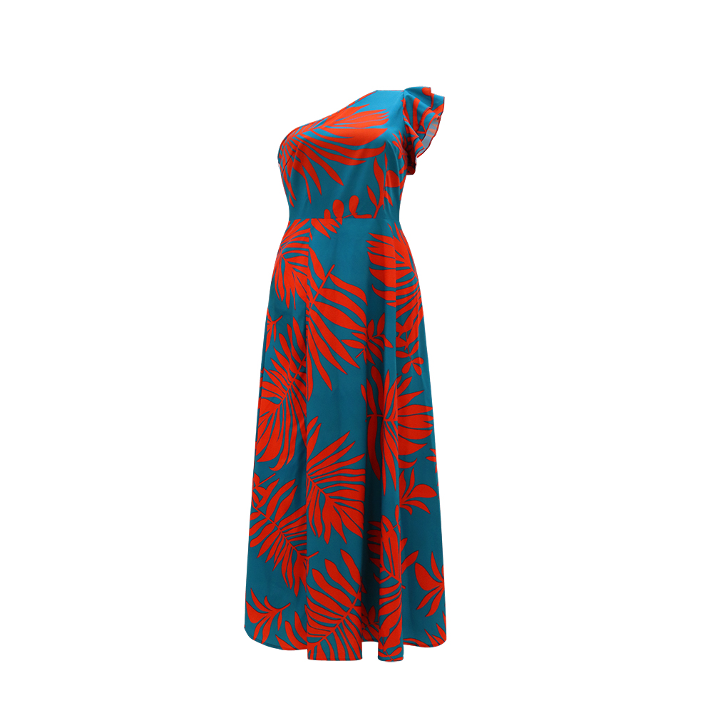 فستان ماكسي بطباعة استوائية بك - مراجعة Women Formal Wear Zara وسعره