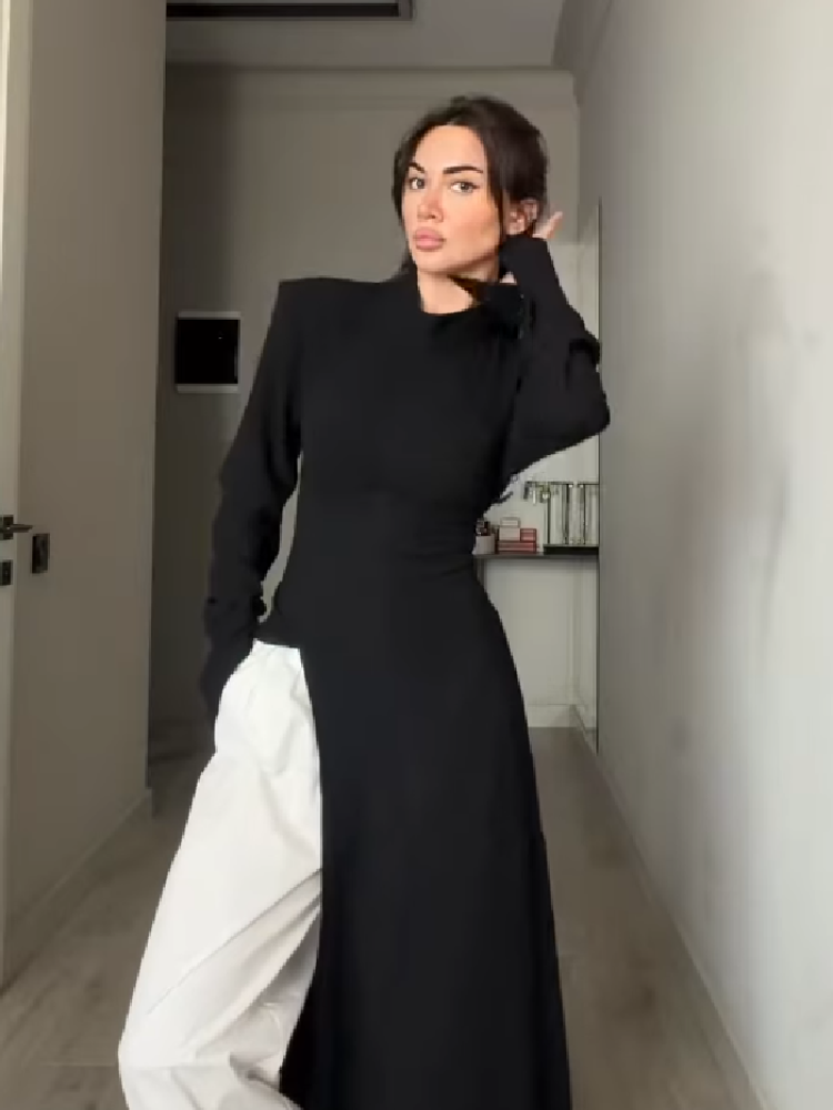 فستان نسائي أنيق طويل الأكمام  - مراجعة Women'S Office Formal Wear For Ladies وسعره