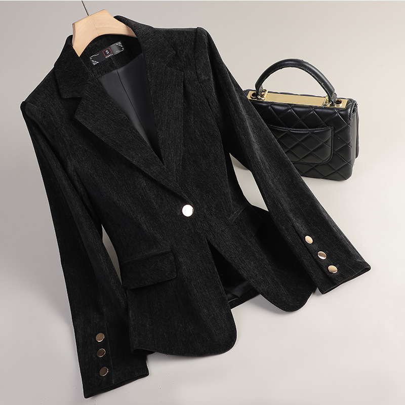 سترة نسائية مخملية باللون الذه - مراجعة Women'S Office Formal Wear For Ladies وسعره