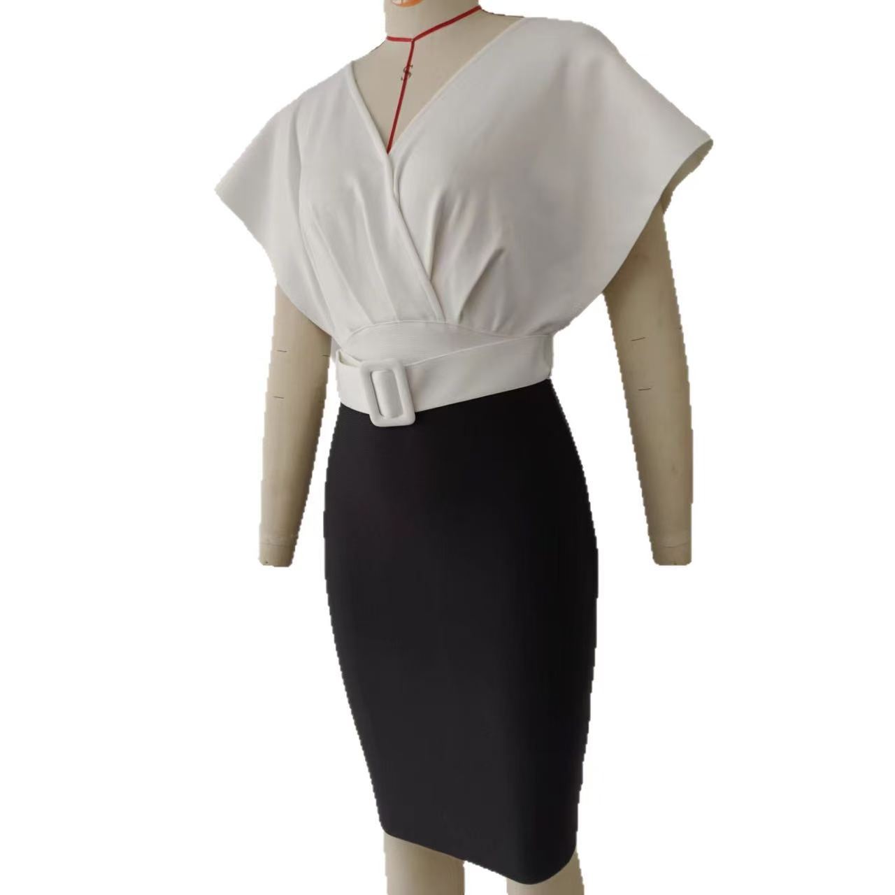 فستان نسائي احترافي بتصميم قمي - مراجعة Women Formal Wear White Shirt وسعره