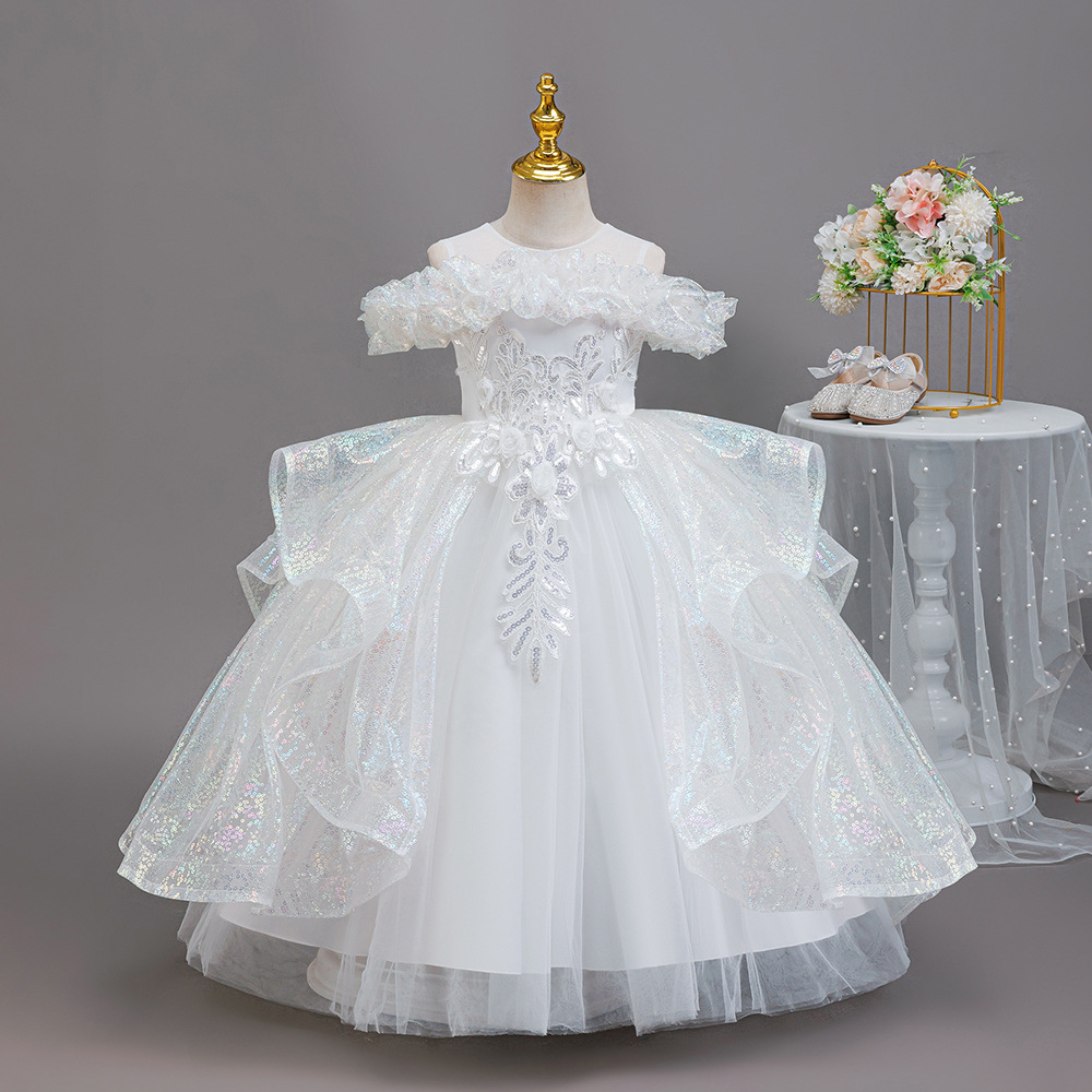 فستان فتاة الزهور الأنيق من HE - مراجعة Women'S Formal Wear For Girls وسعره