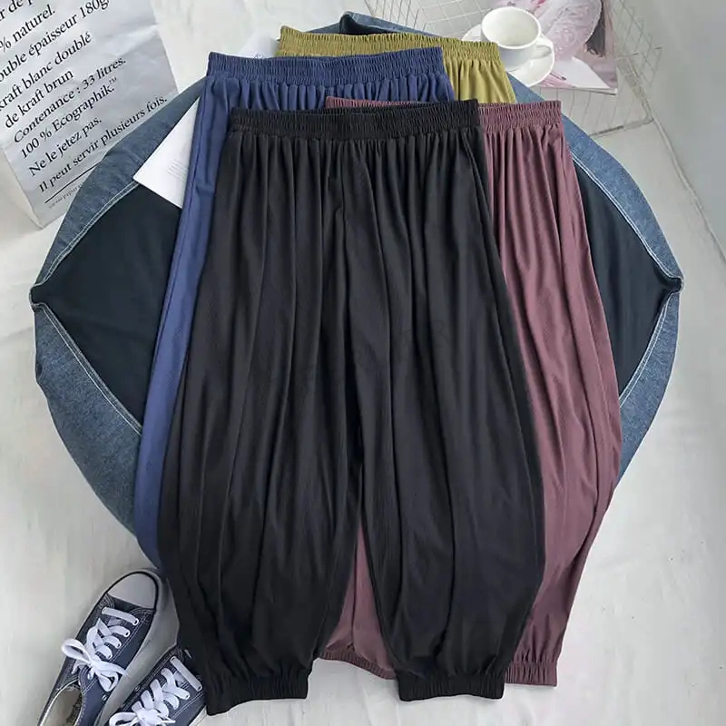 حجم كبير 6XL 150 كجم الصيف بنط - مراجعة Women'S Formal Wear Pants وسعره