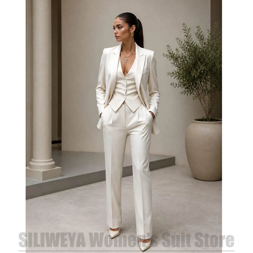 طقم بدلة نسائية من 3 قطع: بليز - مراجعة Women'S Formal Wear For A Wedding وسعره