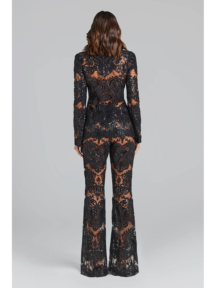 أحدث طقم بدلة نسائية من HIGH S - مراجعة Women'S Formal Wear Pants وسعره