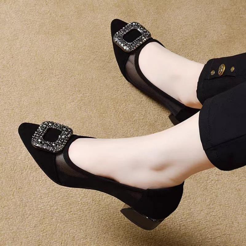 أحذية نسائية أنيقة بكعب مربع و - مراجعة Women'S Work Fashion وسعره